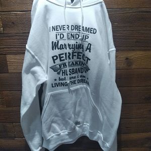 Womens jerzees nu blend gray hoodie size M